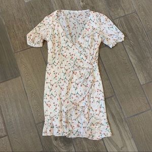 Lucy Paris floral print ruffle dress